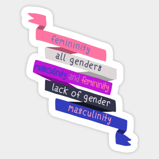 Gender fluid Sticker